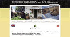 Desktop Screenshot of chambres-hotes-jura.net